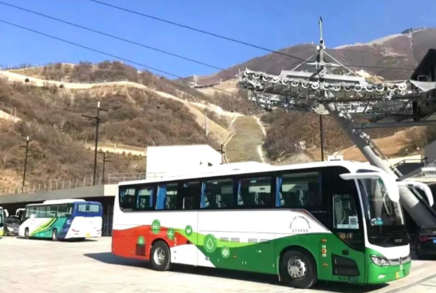 蓄勢待發(fā)！歐輝氫燃料客車駛入冬奧核心區(qū)(圖1)