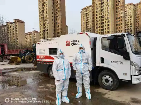 投身大連疫情防控,中車電動(dòng)“最佳拍檔”給力！(圖1)